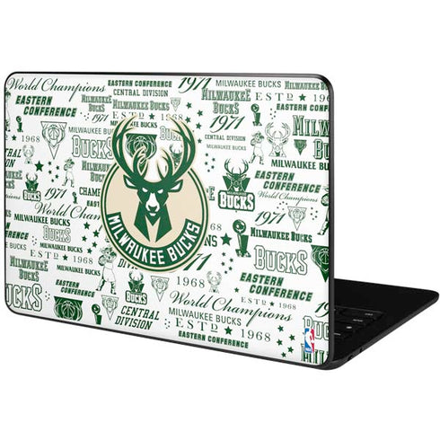 NBA Milwaukee Bucks Historic Blast New Google Pixelbook Go Skin